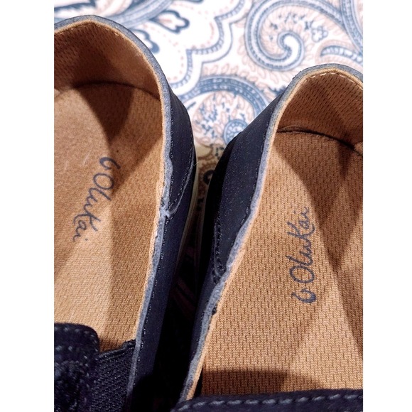 Olukai Pehuea Black Mesh Slip On Sneakers Womens 8 20271-4040 - Picture 5 of 9